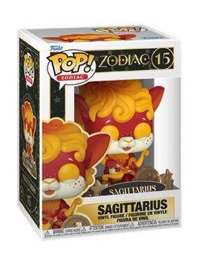NIB Funko Pop! Zodiac Sagittarius #15 Vinyl Figure - Red & Yellow
